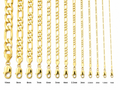 14KT Gold Bracelet Hollow Figaro 4mm