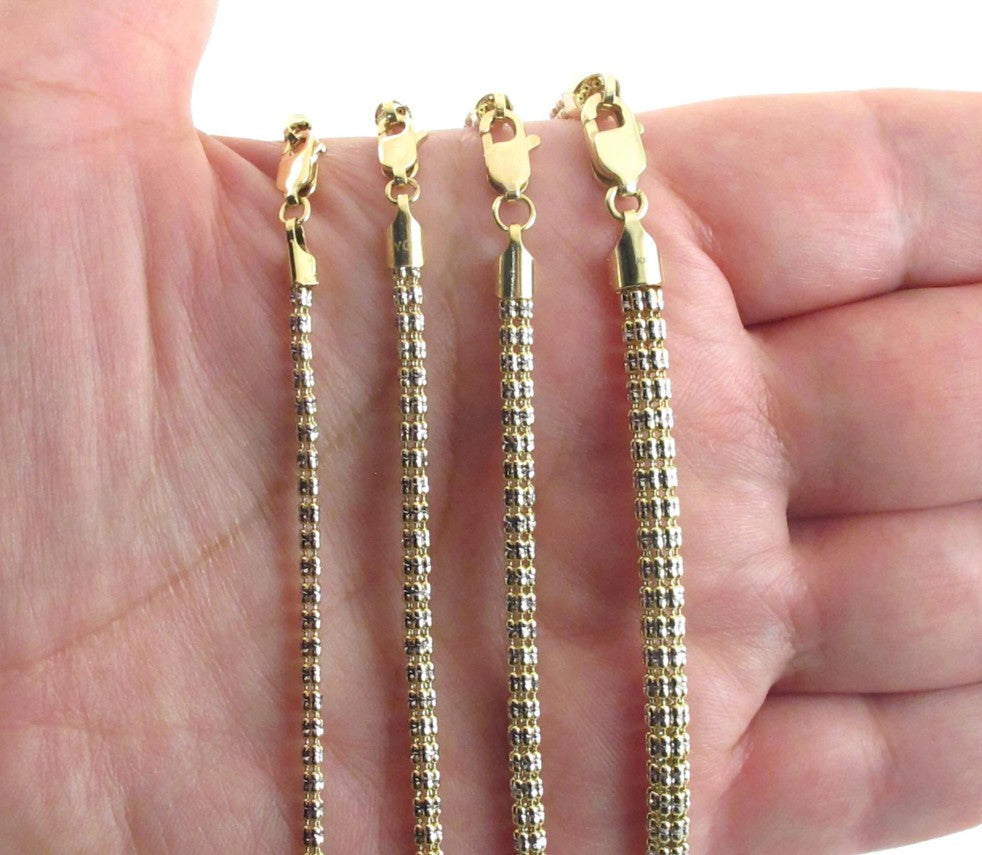 14KT Gold Chain Ice 5mm