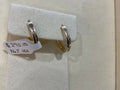 14K CZ Hoop Earrings