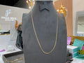 14k Gold Curb Necklace 22”