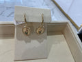 14K Gold Dangling St. Jude Hoops
