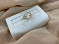 14k Gold LV Round w/CZ #7