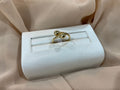 14k Gold Double Bead Ball Ring