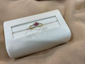 14k Gold Pink Rhombus #7