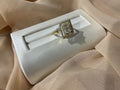 10k Gold Emerald Cut w/CZ Ring