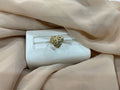 14k Gold Nugget Heart Ring #8