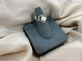 10k Gold White Rose in Heart Ring