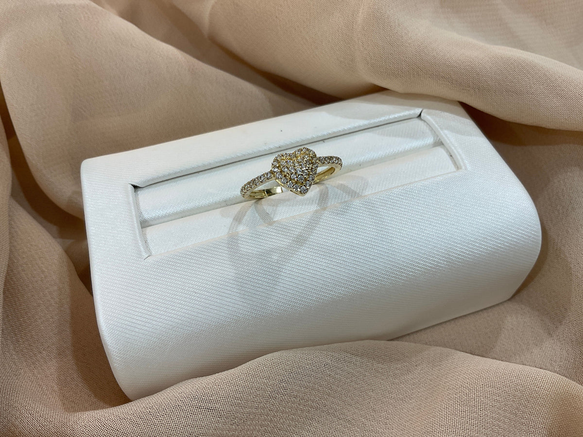 10k Gold Heart w/CZ
