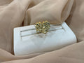10k GOLD Heart Nugget Ring #6.5