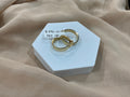 14k Gold .3in Classic Wide Hoop Earrings