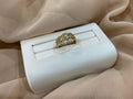 14k Gold Curb Chain Link Ring #7
