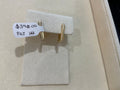 14K Gold Rectangular Hoops
