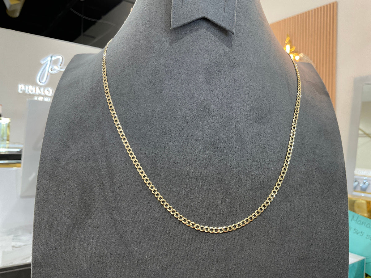 14k Gold Curbs Necklace 20”