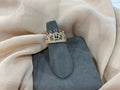 14k Gold 15 Años w/9CZ Ruby Stones Ring