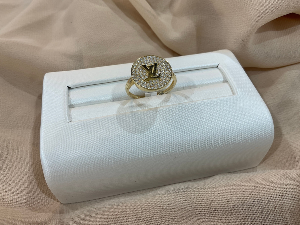 14k Gold LV w/CZ #7