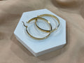 10k 1in Cartier Hoop Earrings