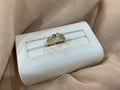 14k Gold Infinities w/CZ Ring