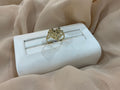 14k GOLD HEART NUGGET RING
