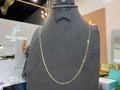 14k Gold Crb Necklace 22” 3mm