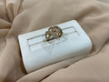 10k Gold Rose in a Heart 2/CZ Ring