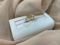 14k Gold NUGGET Heart Ring