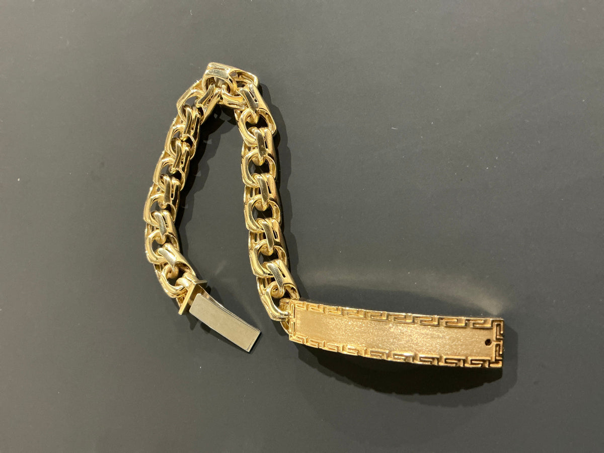 10K Chino ID Puffy 8” Bracelet