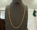 10KT Gold Two Tone Rope Chain 24"