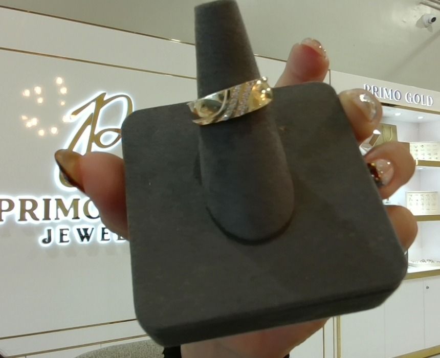 14k Gold w/Wedding Band #8.5