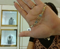 14k Heart Virgin Guadalupe Bracelet 7.5"