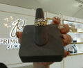 10KT Gold 5cz Stones MOM Ring #8.5