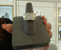 14KT YG 1.00ct SQ RLX Dia Clister Men's Ring