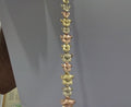 14K Gold Tri-Color Flower Pedal Bracelet