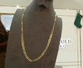 14kKT Gold Curb Link Necklace 24" 5.5mm