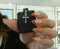 14KT Yel .25cctw Dia Cross Pendant