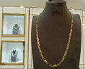 10k Gold Diamond Cut Figaro Chain 5.5mm 24"