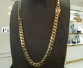 10k Gold Monaco Cuban Link 11mm 24"