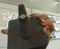 10KT Gold CZ Round Diamond Engagement Ring