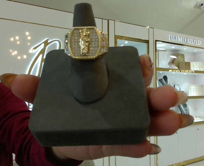 14KT Gold St. Jude w/CZ Diamonds #10