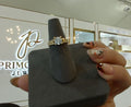 14KT Gold Round cz Dia Engagement Ring