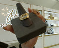 14k Gold Wedding Band w/Natural Diamond Ring