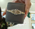 14KT Gold Tri Color 15 Años w/cz Stones Bracelet