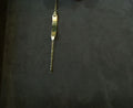 10K Gold Figaro Baby Link ID Bracelet 5in